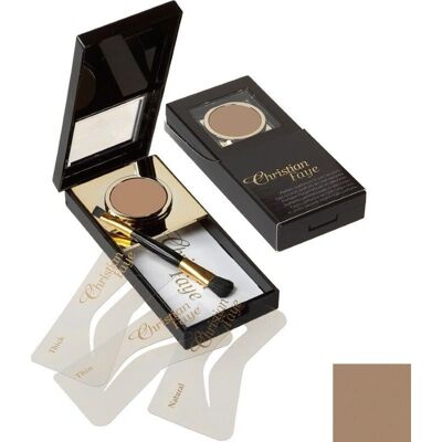 Christian Faye Wenkbrauw Make-up Set - Donkerbruin Christian Faye Wenkbrauw Make-up Set - Donkerbruin