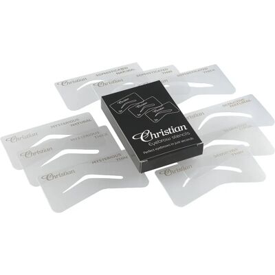 Christian Faye Eyebrow Stencil Set MSS - 3 Templates - Eyebrow Shaping Tool Christian Faye Eyebrow Stencil Set MSS - 3 Templates - Eyebrow Shaping Tool