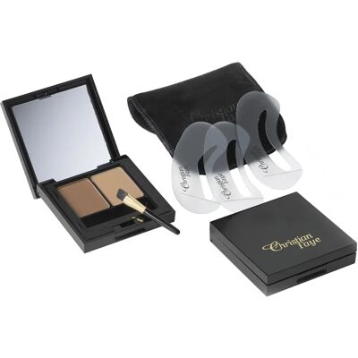 Christian Faye Wenkbrauw Make Up Duo - Donker Blond Christian Faye Wenkbrauw Make Up Duo - Donker Blond