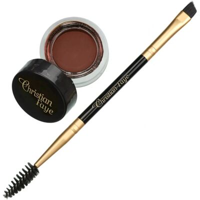 Christian Faye Waterdichte wenkbrauw Dip Pomade - Irid Brown Christian Faye Waterdichte wenkbrauw Dip Pomade - Irid Brown