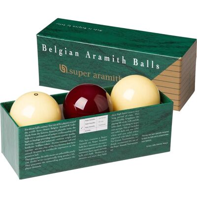 Boules de billard Dark Red 61,5mm Aramith - Jeu de billard - Publicité Boules de billard Dark Red 61,5mm Aramith - Jeu de billard - Publicité