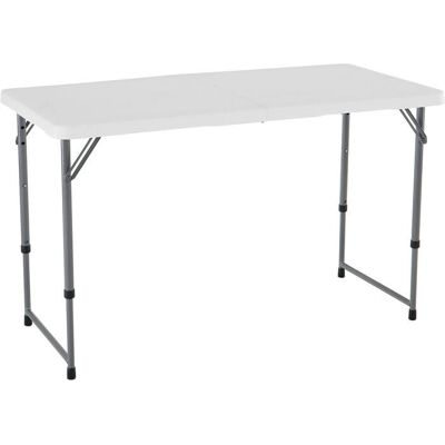 Table Kevin Lifetime - Réglable et Pliable - Intérieur Extérieur - Publicité Table Kevin Lifetime - Réglable et Pliable - Intérieur Extérieur - Publicité