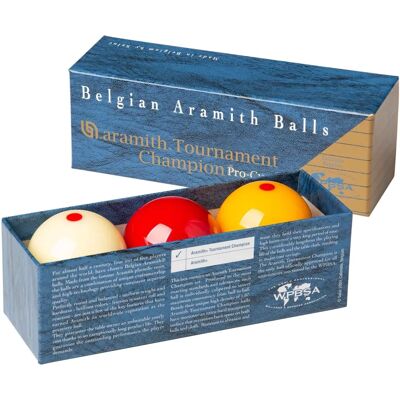 Balles de Billard Aramith - 52.4mm - Carambole, Qualité Premium - Publicité Balles de Billard Aramith - 52.4mm - Carambole, Qualité Premium - Publicité