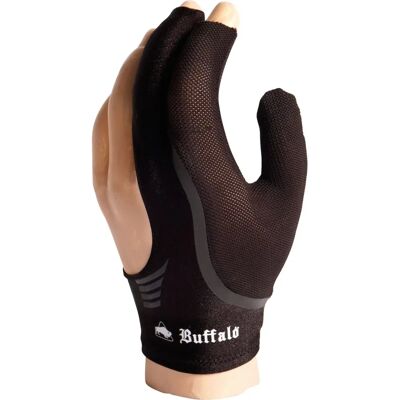 Gants de Billard Réversibles BUFFALO - Noir - Publicité Gants de Billard Réversibles BUFFALO - Noir - Publicité