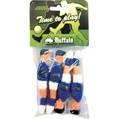 Figurines de Babyfoot Buffalo 13 mm - Bleu/Blanc Joueurs de Rechange - Publicité Figurines de Babyfoot Buffalo 13 mm - Bleu/Blanc Joueurs de Rechange - Publicité