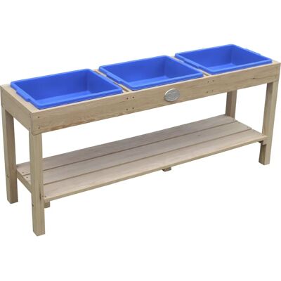 AXI Activity Table with 3 bins - Natural Brown AXI Activity Table with 3 bins - Natural Brown