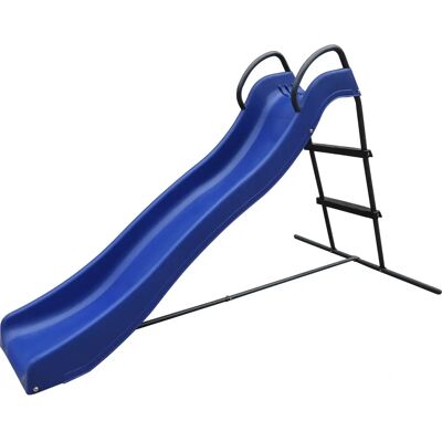 AXI Freistehende Wasserrutsche - 180cm, Blau/Anthrazit - Rutsche AXI Freistehende Wasserrutsche - 180cm, Blau/Anthrazit - Rutsche