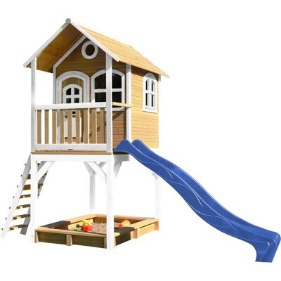 AXI Sarah Spielhaus - Holzspielhaus mit Rutsche & Sandkasten AXI Sarah Spielhaus - Holzspielhaus mit Rutsche & Sandkasten