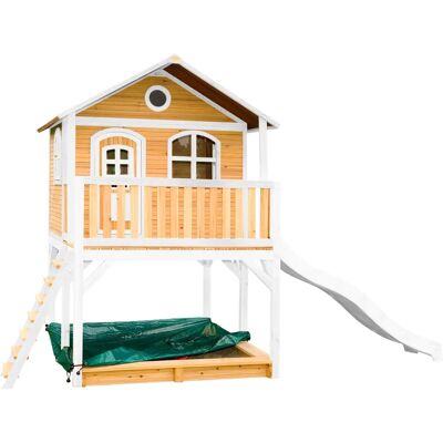 AXI Classic Marc Spielhaus - Holzspielhaus mit Rutsche & Sandkasten AXI Classic Marc Spielhaus - Holzspielhaus mit Rutsche & Sandkasten