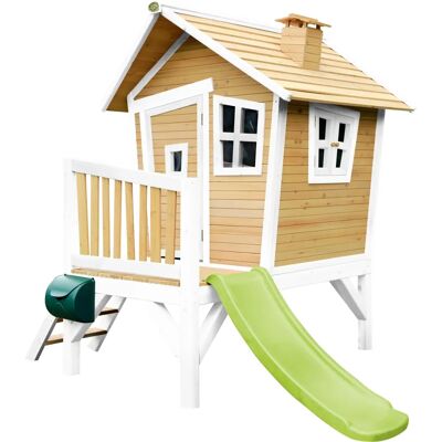 Casa de Juegos Robin de AXI - Casa de Jardín de Madera con Tobogán Casa de Juegos Robin de AXI - Casa de Jardín de Madera con Tobogán