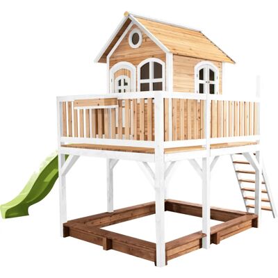 AXI Classic Liam Spielhaus Braun/Weiß/Lindgrün - Spielhaus AXI Classic Liam Spielhaus Braun/Weiß/Lindgrün - Spielhaus