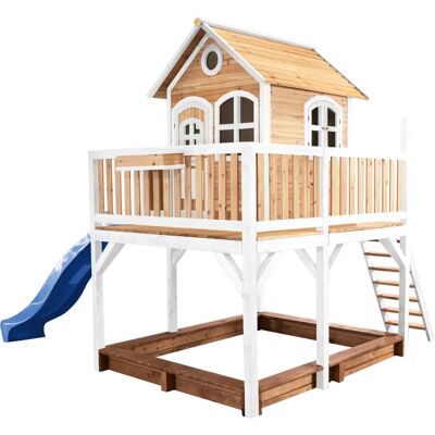 AXI Classic Liam Spielhaus Braun/weiß - Sandkasten & Rutsche AXI Classic Liam Spielhaus Braun/weiß - Sandkasten & Rutsche