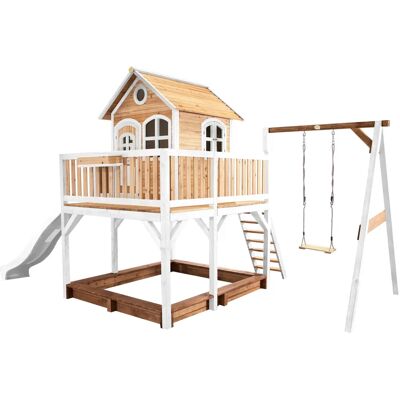 AXI Classic Liam Spielhaus - Braun/Weiß - Kinderspielhaus AXI Classic Liam Spielhaus - Braun/Weiß - Kinderspielhaus
