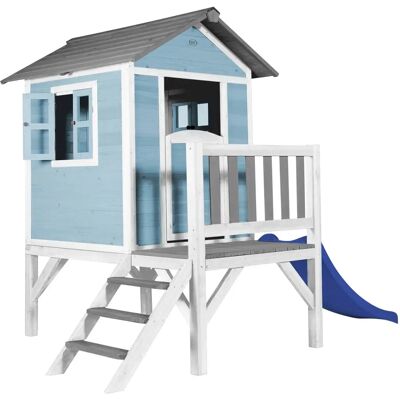 AXI Lodge XL Spielhaus - Blau, FSC Hemlock, 57cm Plattform AXI Lodge XL Spielhaus - Blau, FSC Hemlock, 57cm Plattform