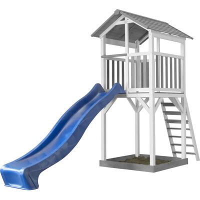 AXI Beach Tower - Torre de Juego de Madera con Tobogán y Arenero AXI Beach Tower - Torre de Juego de Madera con Tobogán y Arenero