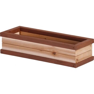 Axi Zedernholz Blumenbox für Spielhaus - Gartengehölz Axi Zedernholz Blumenbox für Spielhaus - Gartengehölz