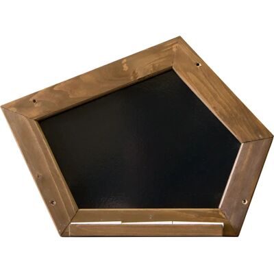 AXI Gebogene Tafel - Spielzimmer-Board - Braune Holzfläche AXI Gebogene Tafel - Spielzimmer-Board - Braune Holzfläche