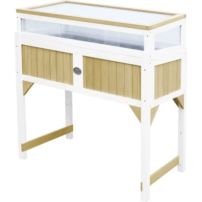 AXI Hochbeet mit Gewächshaus - Garten/Balkon - Braun/Weiß AXI Hochbeet mit Gewächshaus - Garten/Balkon - Braun/Weiß