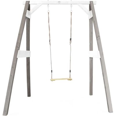 AXI Houten Schommel - FSC Hemlock - Grijs/Wit - Kinderspeelgoed AXI Houten Schommel - FSC Hemlock - Grijs/Wit - Kinderspeelgoed