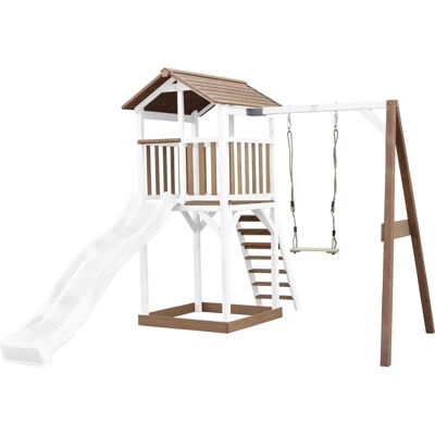 AXI Beach Tower - Holz-Spielturm mit Rutsche & Schaukel AXI Beach Tower - Holz-Spielturm mit Rutsche & Schaukel