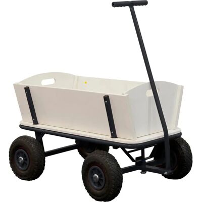 Sunny Billy Beach Wagon - Chariot de plage en bois robuste avec pneus à air - 94x61x97cm - Publicité Sunny Billy Beach Wagon - Chariot de plage en bois robuste avec pneus à air - 94x61x97cm - Publicité