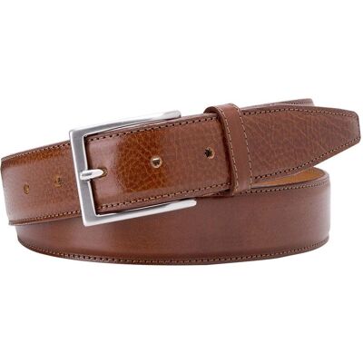 Profuomo Leren Riem Cognac - Maat 115 - Riem Profuomo Leren Riem Cognac - Maat 115 - Riem