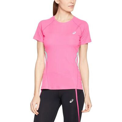 Asics Motion Dry roze hardlooptop - S Asics Motion Dry roze hardlooptop - S
