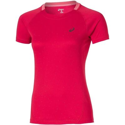 Asics Model 129955 6016 Roze Korte Mouwen T-Shirt - Vrouw Asics Model 129955 6016 Roze Korte Mouwen T-Shirt - Vrouw