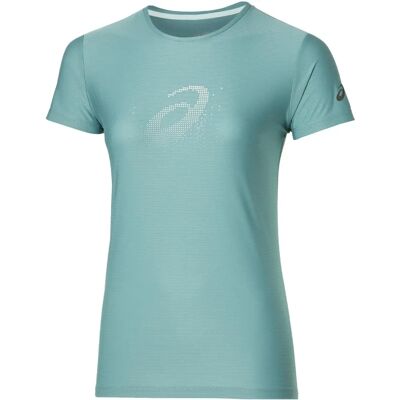 Asics blauwe dames T-shirt korte mouwen XS Asics blauwe dames T-shirt korte mouwen XS