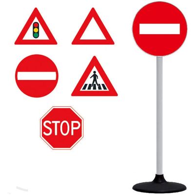 Ensemble de panneaux de signalisation XL Tormino - Jeu éducatif - Publicité Ensemble de panneaux de signalisation XL Tormino - Jeu éducatif - Publicité
