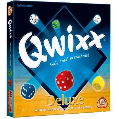 White Goblin Games Qwixx Deluxe - jeu de dés - Publicité White Goblin Games Qwixx Deluxe - jeu de dés - Publicité