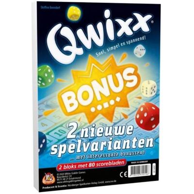 White Goblin Games Qwixx - Bonus Scorebloks - Bordspel White Goblin Games Qwixx - Bonus Scorebloks - Bordspel