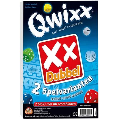 White Goblin Games Qwixx - Blocs de score doubles - Jeu de société - Publicité White Goblin Games Qwixx - Blocs de score doubles - Jeu de société - Publicité