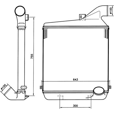 NRF 30146 Intercooler - Luft-Luft/Wasser - OEM-Qualität NRF 30146 Intercooler - Luft-Luft/Wasser - OEM-Qualität