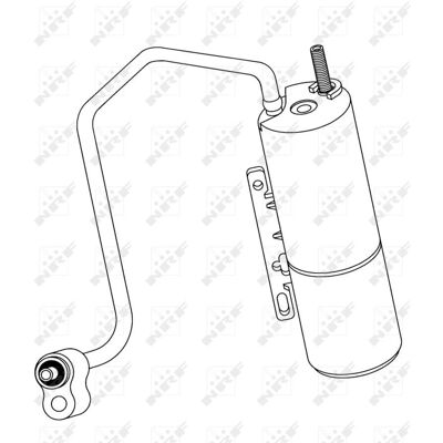 Sticlă Desicantă din Aluminiu Nrf 33203 pentru Opel Vauxhall Saab - Filtru Sistem de Aer Condiționat Sticlă Desicantă din Aluminiu Nrf 33203 pentru Opel Vauxhall Saab - Filtru Sistem de Aer Condiționat