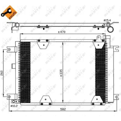 Acme 35580 Aluminium Klimakondensator - Easy Fit mit Trockner Acme 35580 Aluminium Klimakondensator - Easy Fit mit Trockner