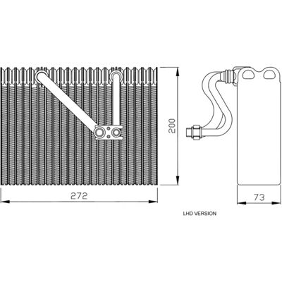 NRF - 36088 - Αυτοκινητικό - AC - Air conditioning evaporator NRF - 36088 - Αυτοκινητικό - AC - Air conditioning evaporator