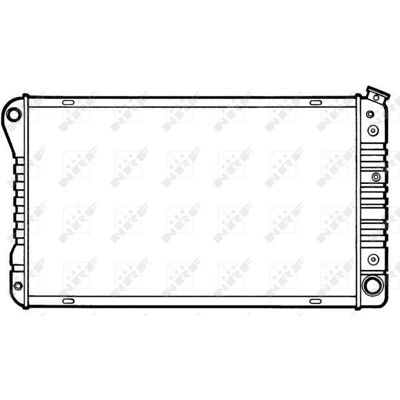NRF 775 429 32 Alumiininen Moottorin jäähdytin - Radiator NRF 775 429 32 Alumiininen Moottorin jäähdytin - Radiator