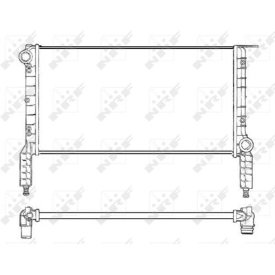 NRF 53232 Aluminium Radiator - FIAT Doblo I NRF 53232 Aluminium Radiator - FIAT Doblo I