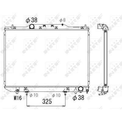NRF 53319 Alumiinilämmitin - Radiator NRF 53319 Alumiinilämmitin - Radiator