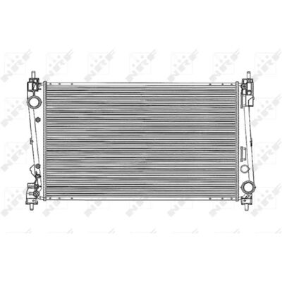NRF 53836 Alumiinijäähdytin - Radiator NRF 53836 Alumiinijäähdytin - Radiator