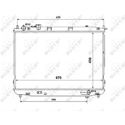 NRF KIA CARENS 2 Aluminium Kühler - Motorkühlung NRF KIA CARENS 2 Aluminium Kühler - Motorkühlung