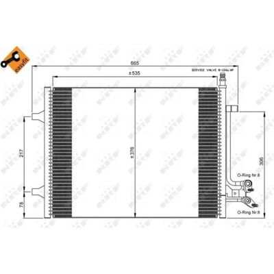 NRF 35904 Klimakondensator - Easy Fit NRF 35904 Klimakondensator - Easy Fit