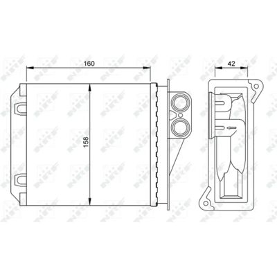 NRF 54236 Lämmitin - Sprinter 3-T ja 3.5-T Van NRF 54236 Lämmitin - Sprinter 3-T ja 3.5-T Van