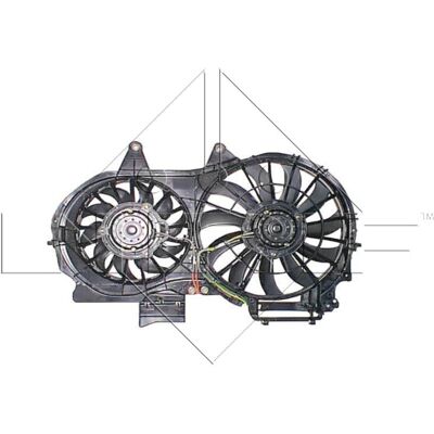 NRF A4 A6 Fläkttmotor - Radiatorram - 12V NRF A4 A6 Fläkttmotor - Radiatorram - 12V