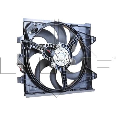 NRF 47251 Tuulettimen moottori - Radiatorin jäähdytys - 12V - 8 siipiä - Ovaali kehys NRF 47251 Tuulettimen moottori - Radiatorin jäähdytys - 12V - 8 siipiä - Ovaali kehys