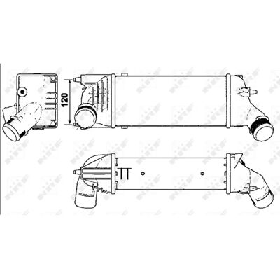 NRF 30277 Intercooler - Air-to-Air, Water-to-Air NRF 30277 Intercooler - Air-to-Air, Water-to-Air