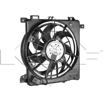 NRF 47622 Ventola radiatore - Ovale, 12V, 10 pale NRF 47622 Ventola radiatore - Ovale, 12V, 10 pale