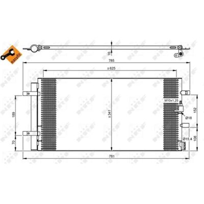 Condensator de aer condiționat pentru Audi A4, A5, A6, A7 Q5 - aluminiu Condensator de aer condiționat pentru Audi A4, A5, A6, A7 Q5 - aluminiu