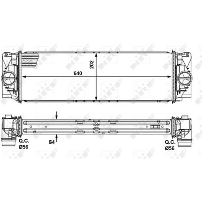 Intercooler NRF 30505 - Mercedes-Benz Sprinter VW Crafte Intercooler NRF 30505 - Mercedes-Benz Sprinter VW Crafte